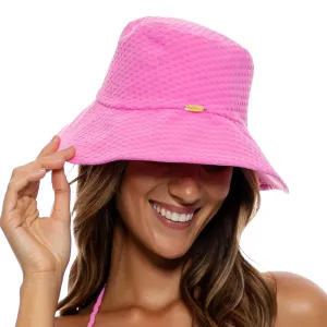 BEACH FUZZ - Wide Brim Bucket Hat
