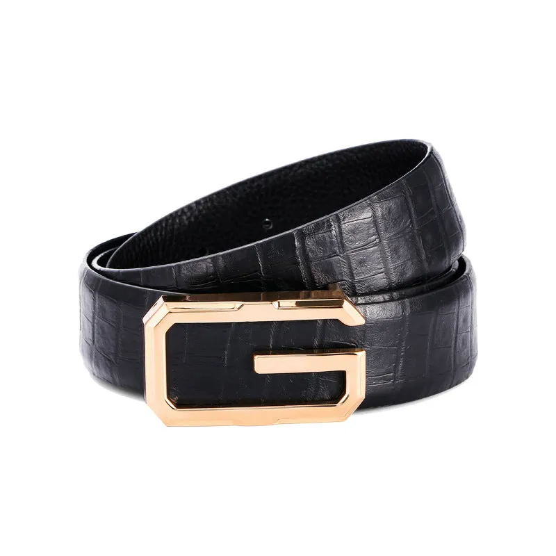 Big G Business Cowhide Belt
