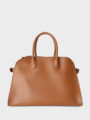 Big Leather Boston bag Top Handle Tote Bag