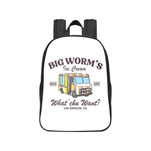 Big Worm's Ice Cream Truck Canvas Backpack