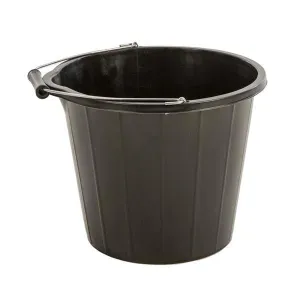Black Plastic Bucket