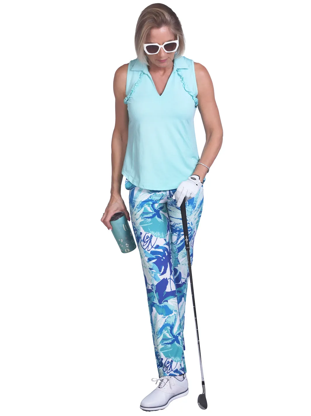 Blair Top Aqua