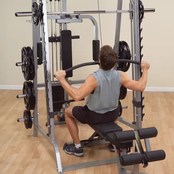 Body Solid GS348QP4 Series 7 Smith Machine Complete Package