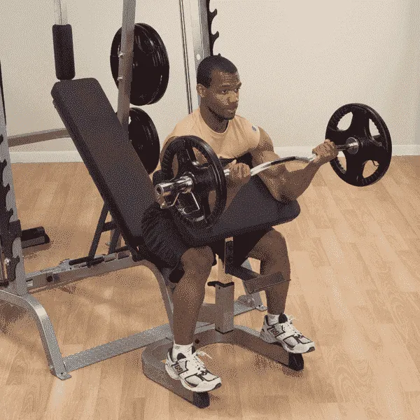 Body Solid GS348QP4 Series 7 Smith Machine Complete Package