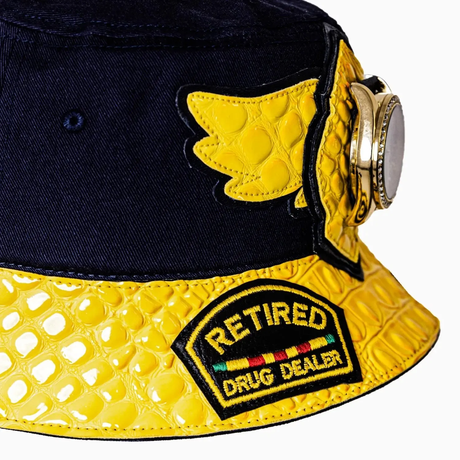 Breyer's Buck 50 Retired Drug Dealer Patch Bucket Watch Hat
