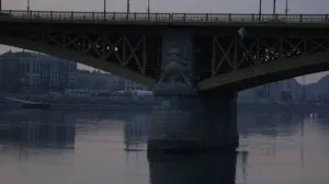 Bridge Reveals Buda Castle from the Danube River