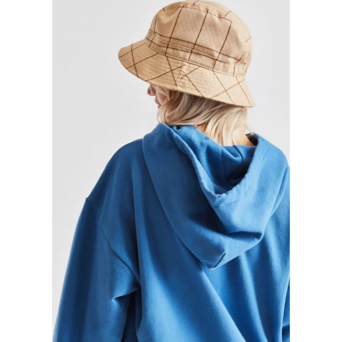 Bromley Bucket Hat - Tan Plaid