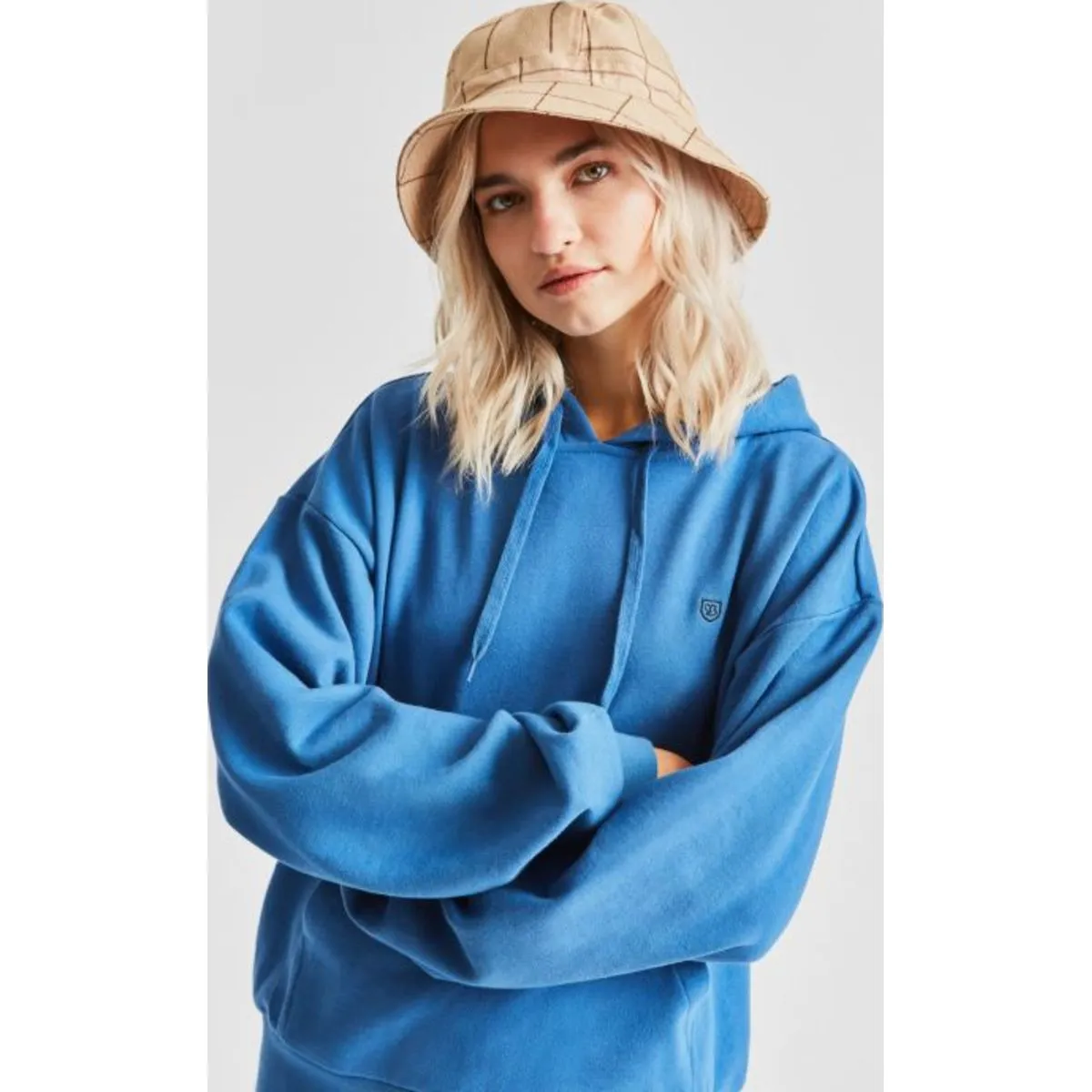 Bromley Bucket Hat - Tan Plaid