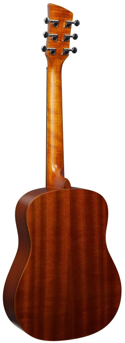 Brunswick BT200 Mahogany Travel Acoustic Guitar w/Padded Gig Bag