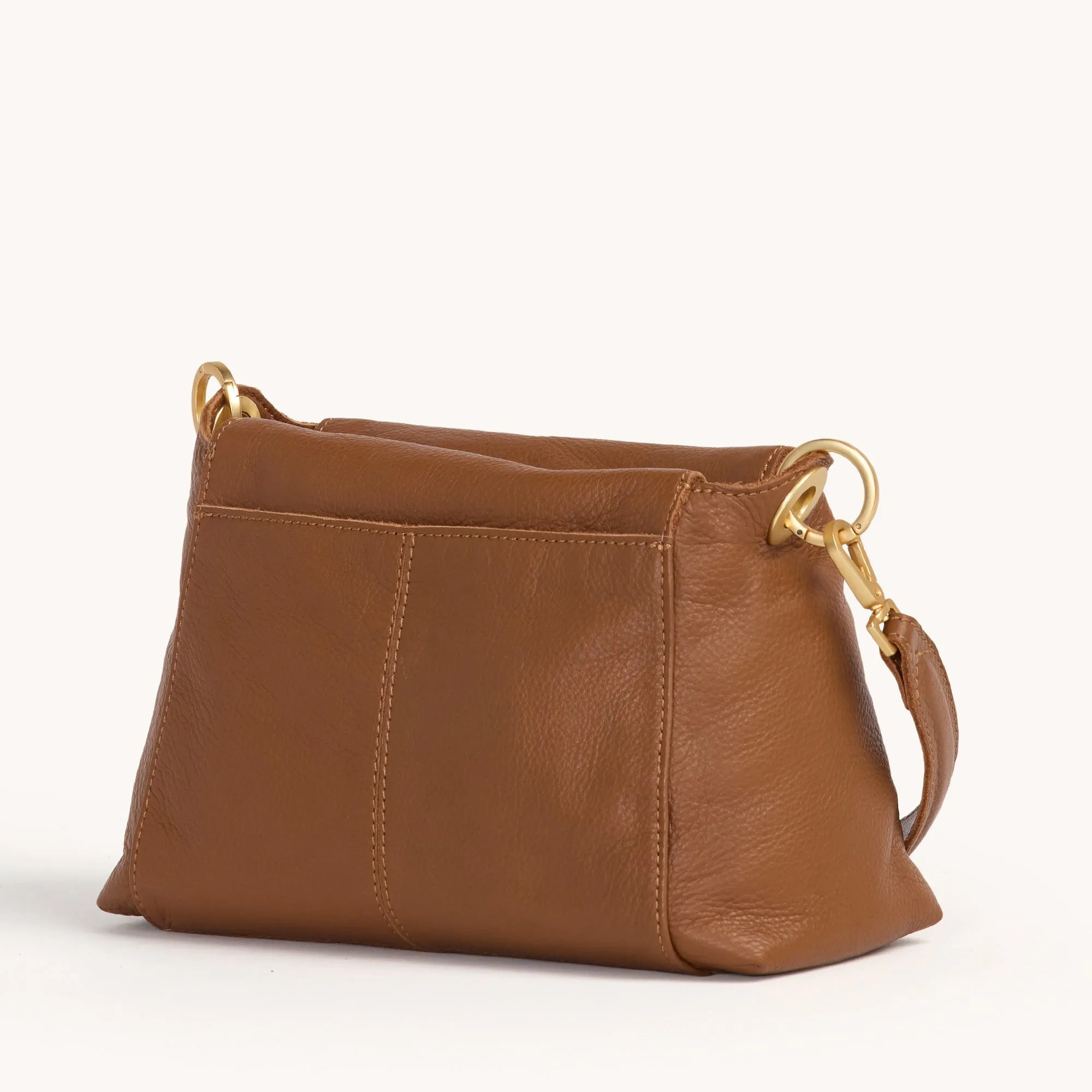 Bryant | Mahogany Pebble/Brushed Gold Red Zip | Med