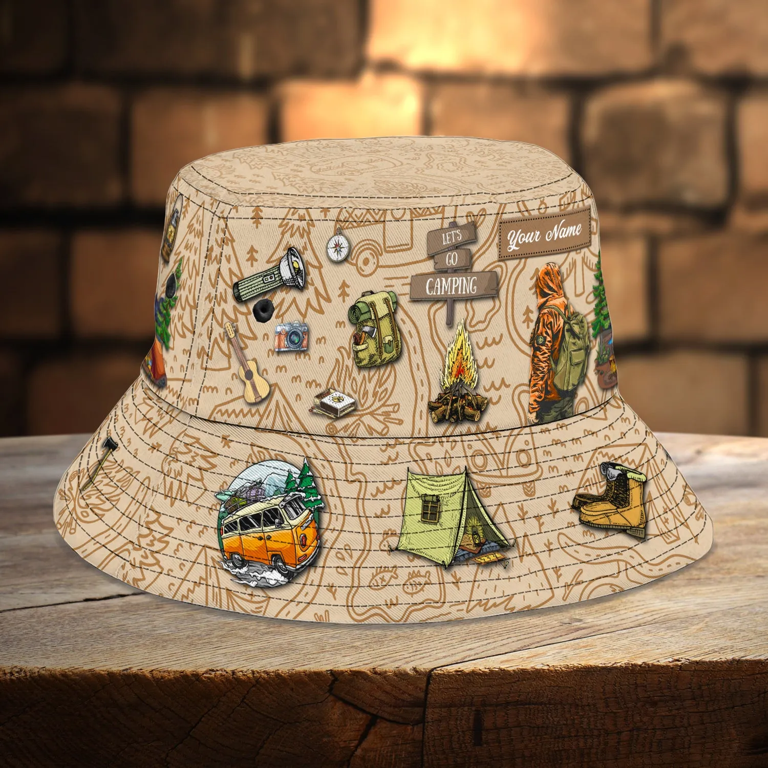 Bucket Hat - Camping - HY97