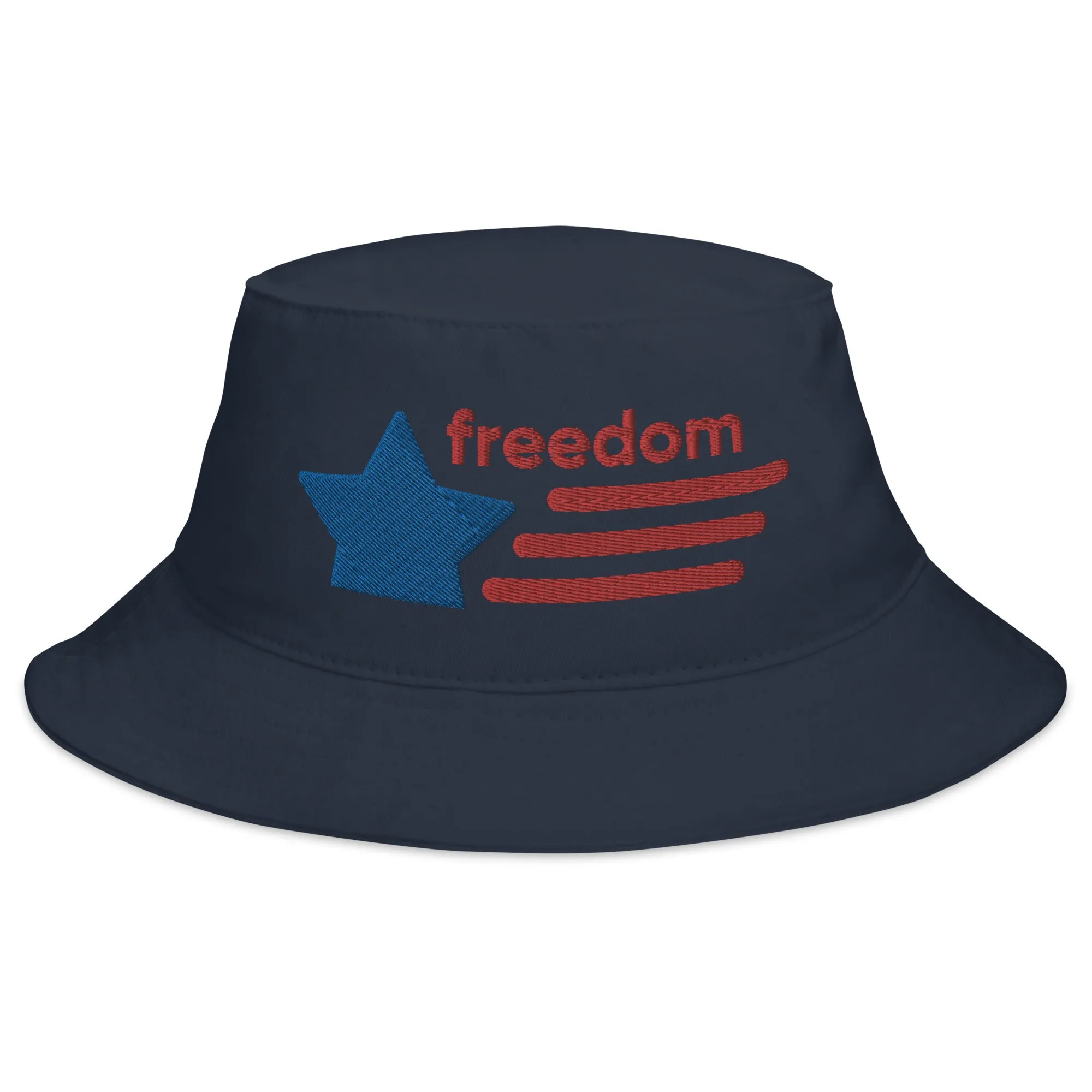 Bucket Hat, Customized Hat, Freedom Hat, Embroidered Hat