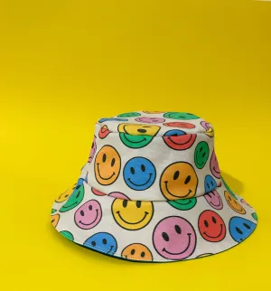 Bucket Hat: Flower Checkered