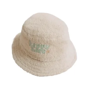 Bucket Hat Happy Here aus 100% Baumwolle