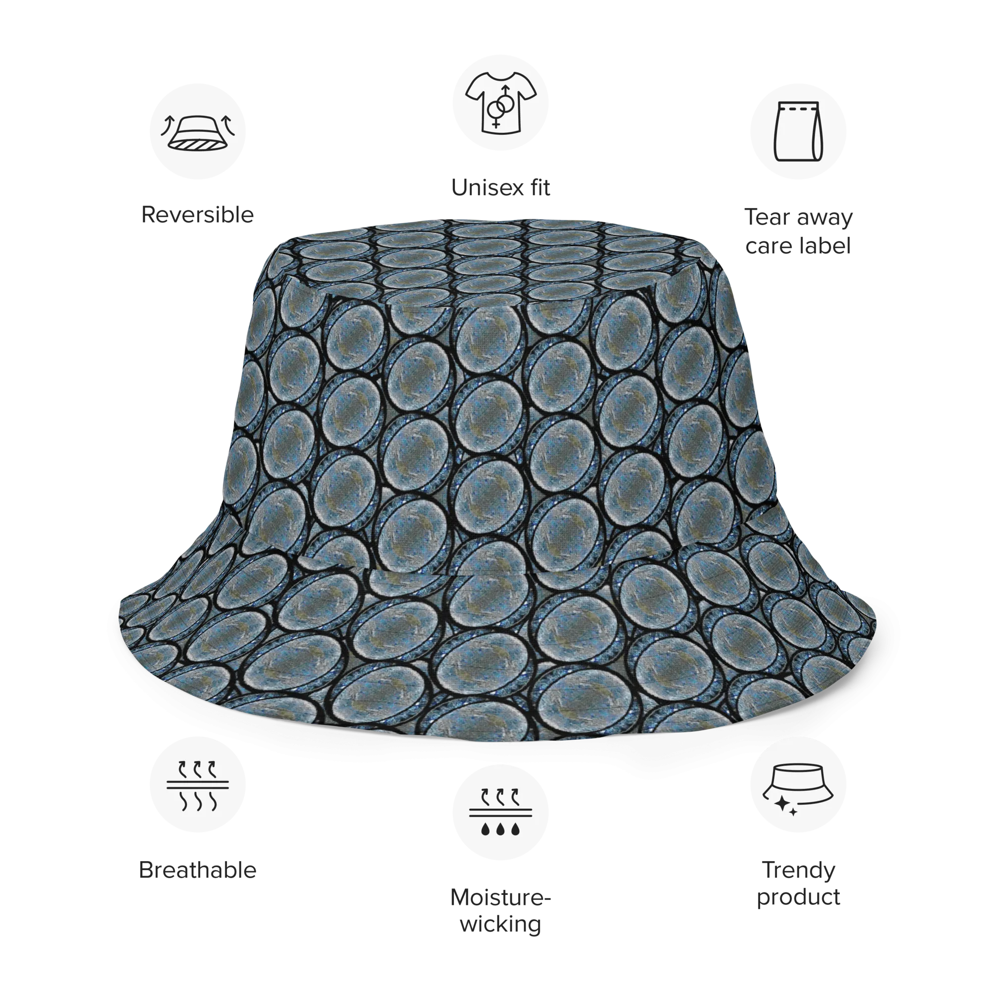 Bucket Hat (Opal Skies Cantus Primus "Lūminōsitās") RJSTHw2025 RJS