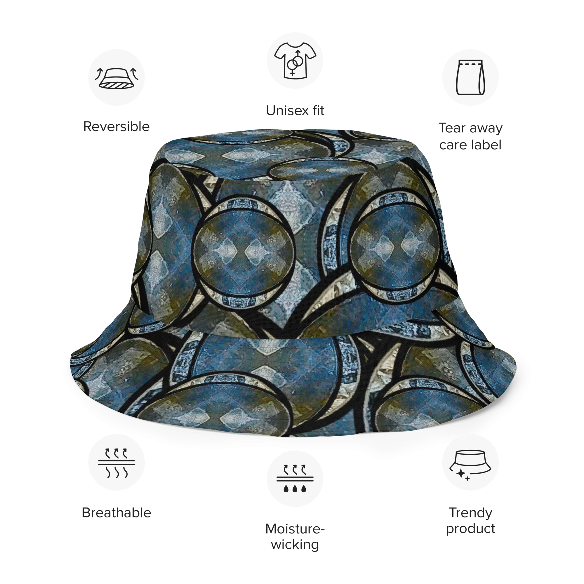 Bucket Hat (Opal Skies Cantus Primus "Lūminōsitās") RJSTHw2025 RJS