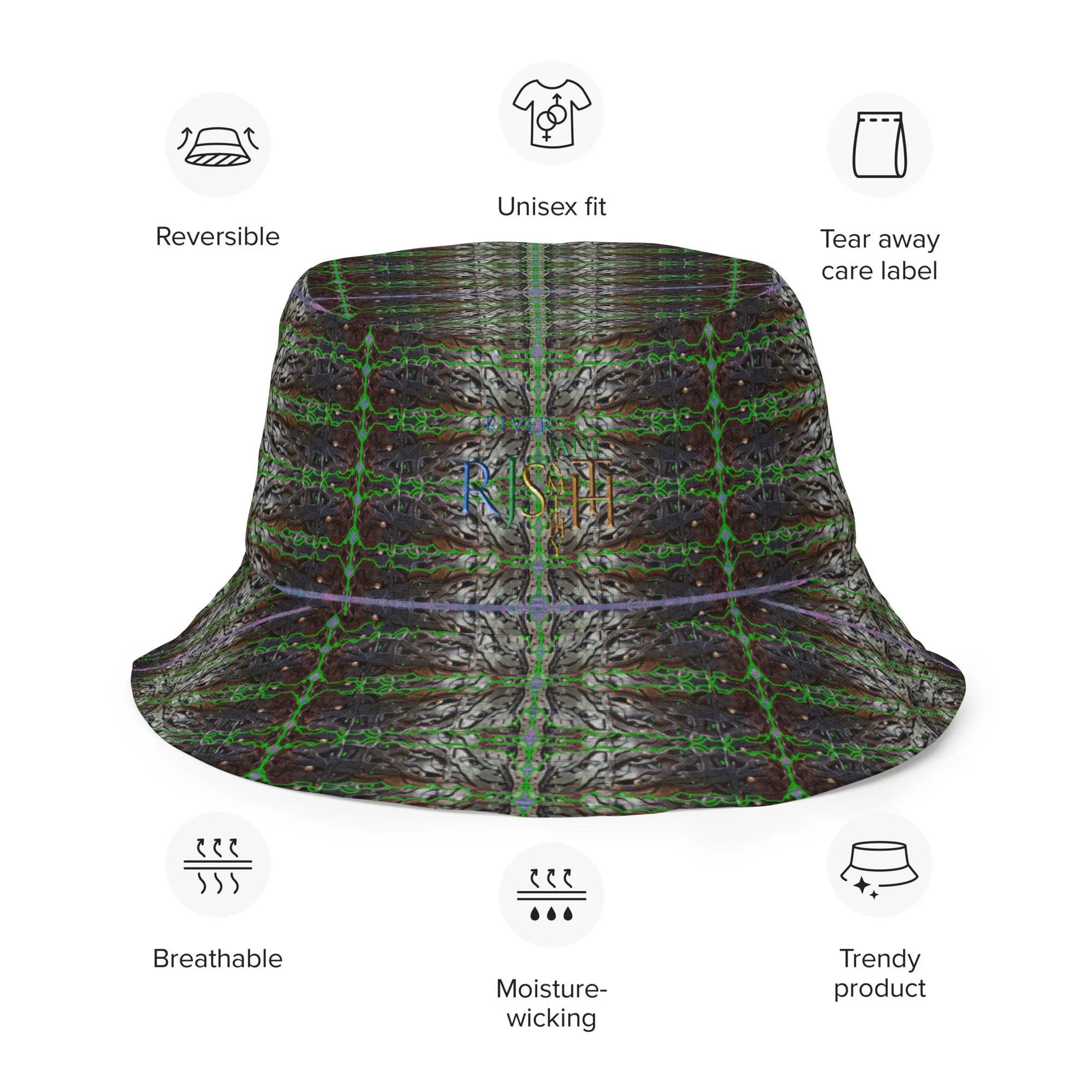 Bucket Hat (Tree Link Purple Logo) RJSTH@Fabric#5 RJSTHs2024 RJS
