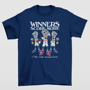 Bucket Man Olympic Navy Shirt | Elevated Tee