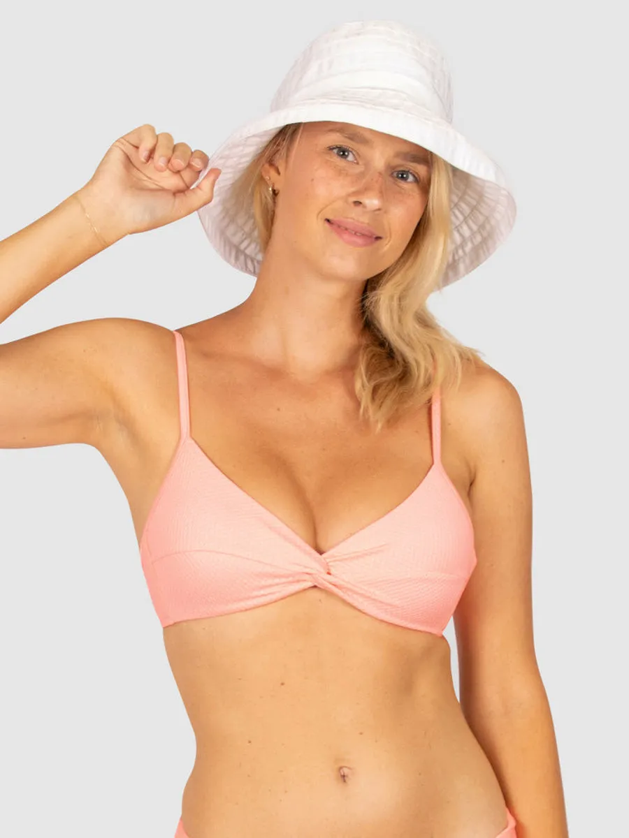 Buckle Hat in White
