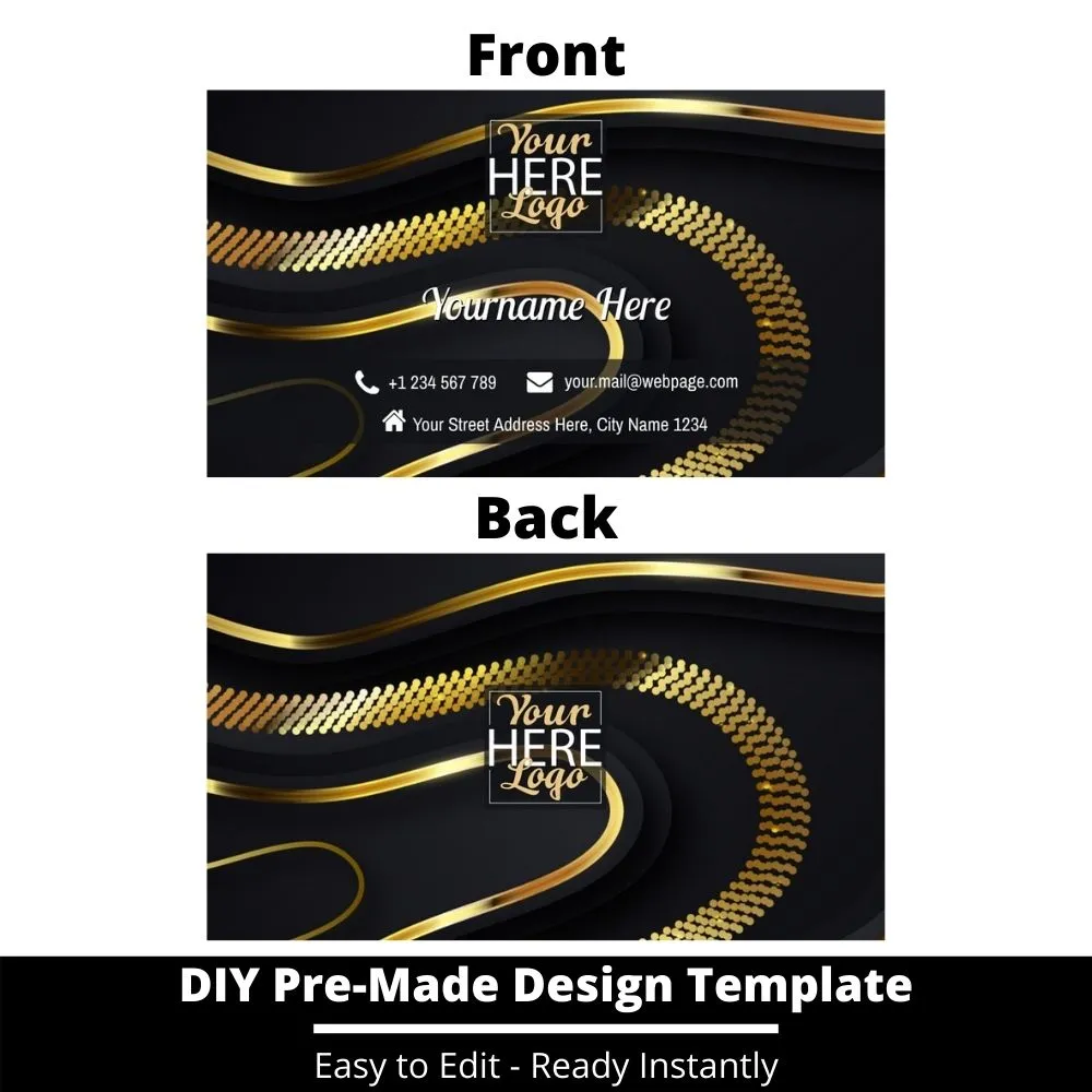 Business Card Design Template 185