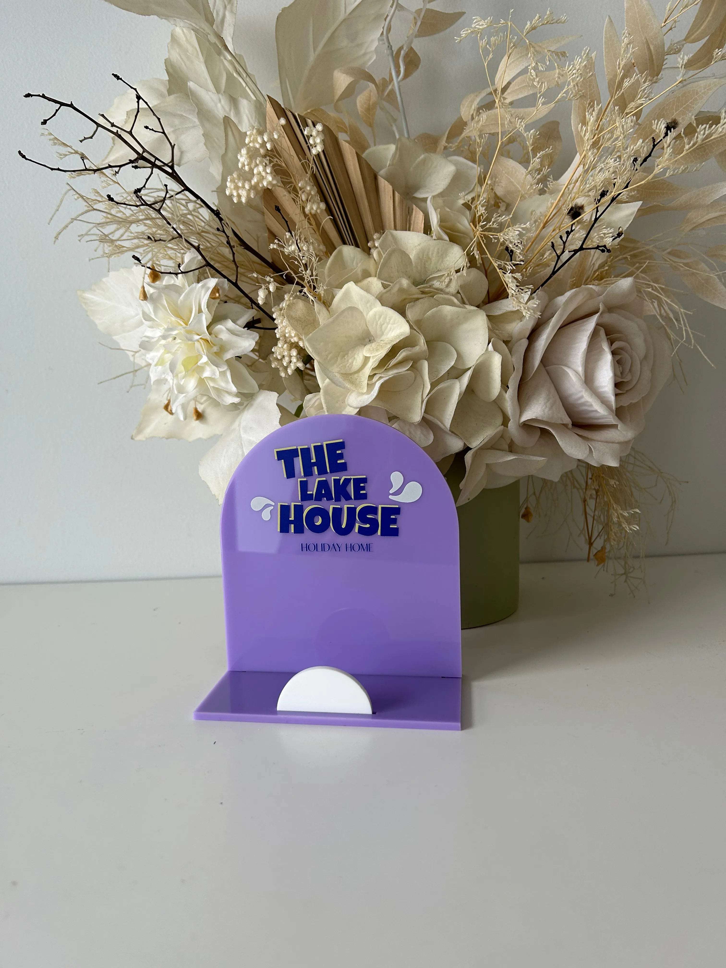 Business card holder with Name