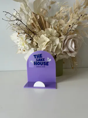 Business card holder with Name