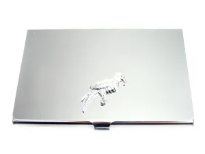 Business Card Holder with Vulture Pendant