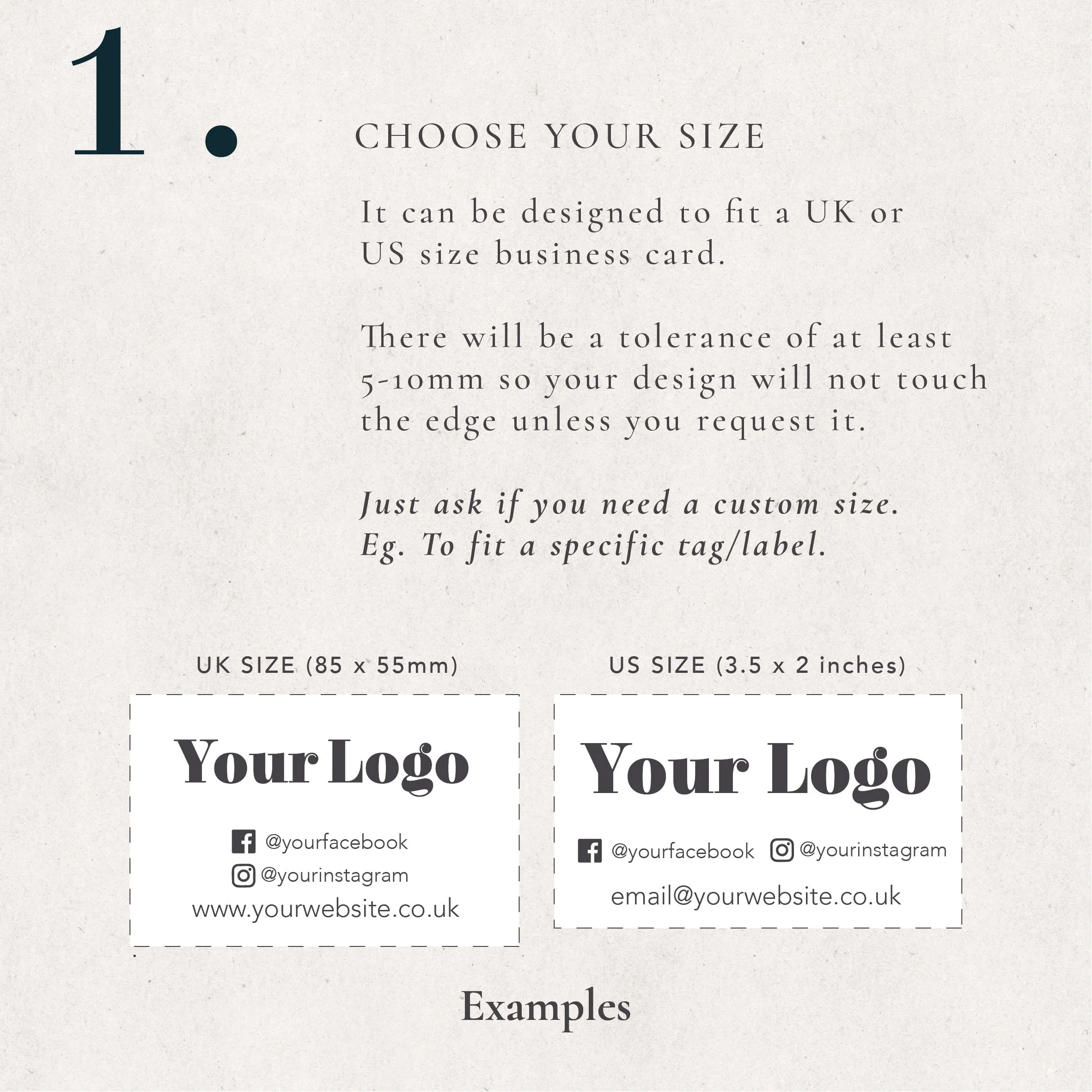 Business Card Stamp