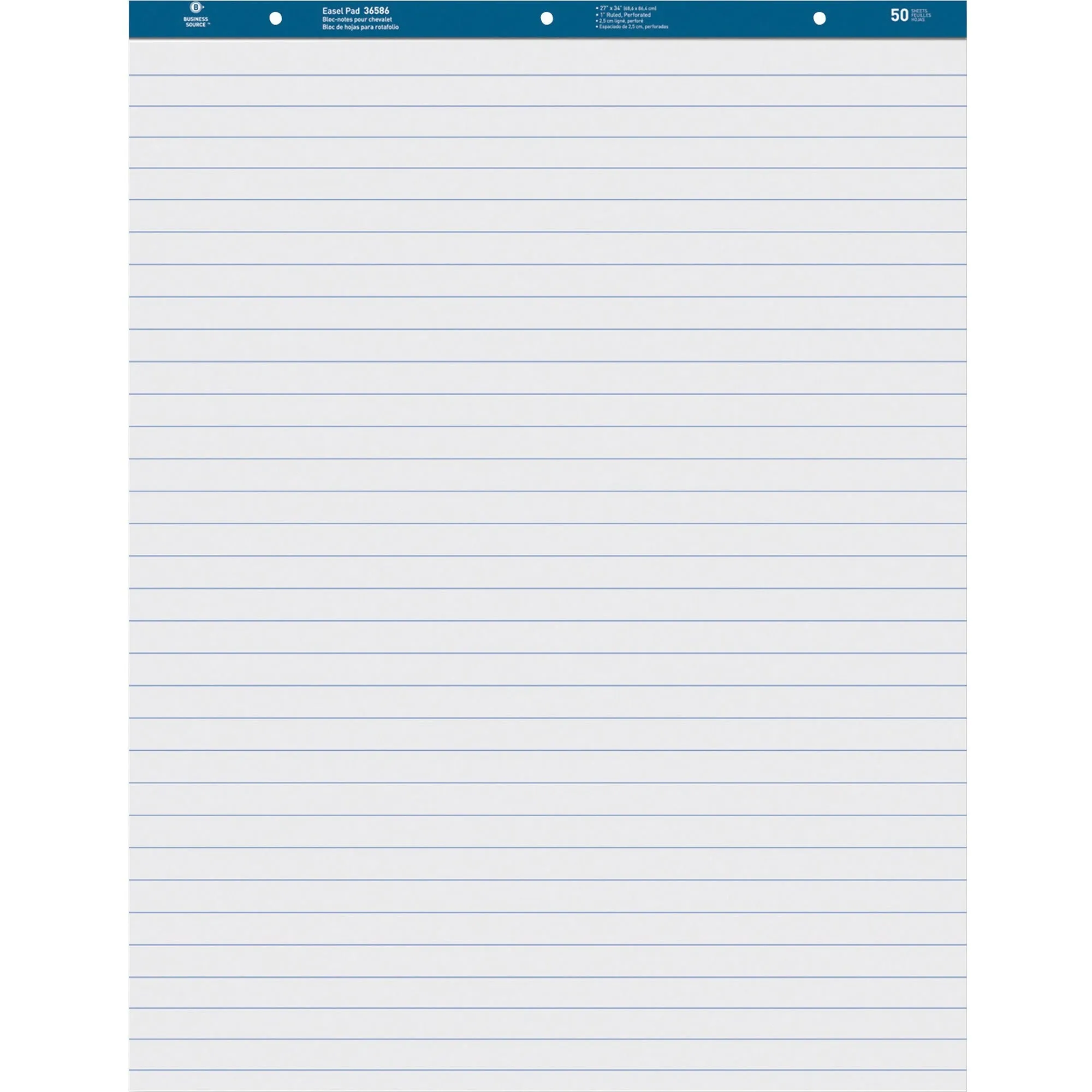 Business Source Standard Ruled Easel Pad