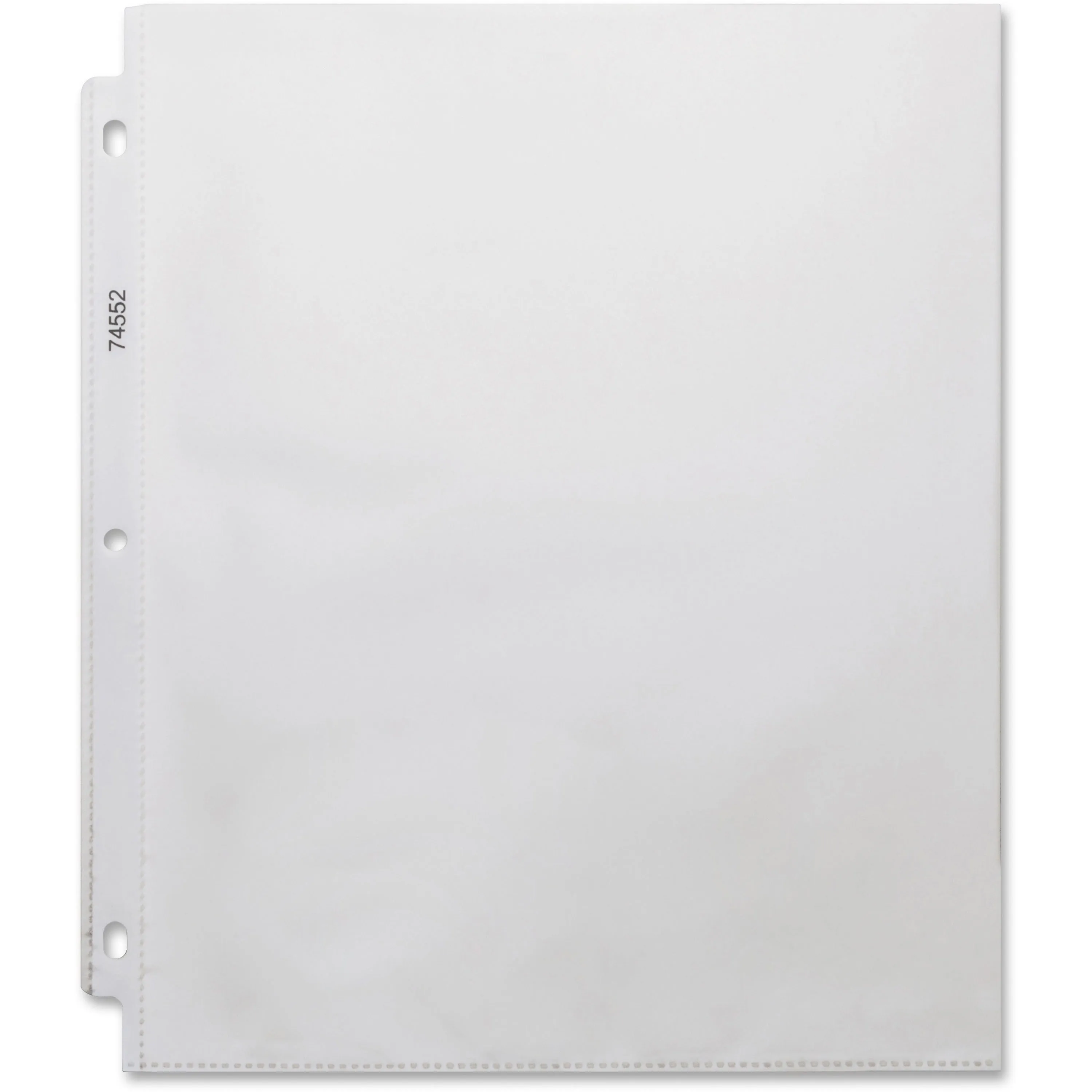 Business Source Top-loading 3-hole Sheet Protectors