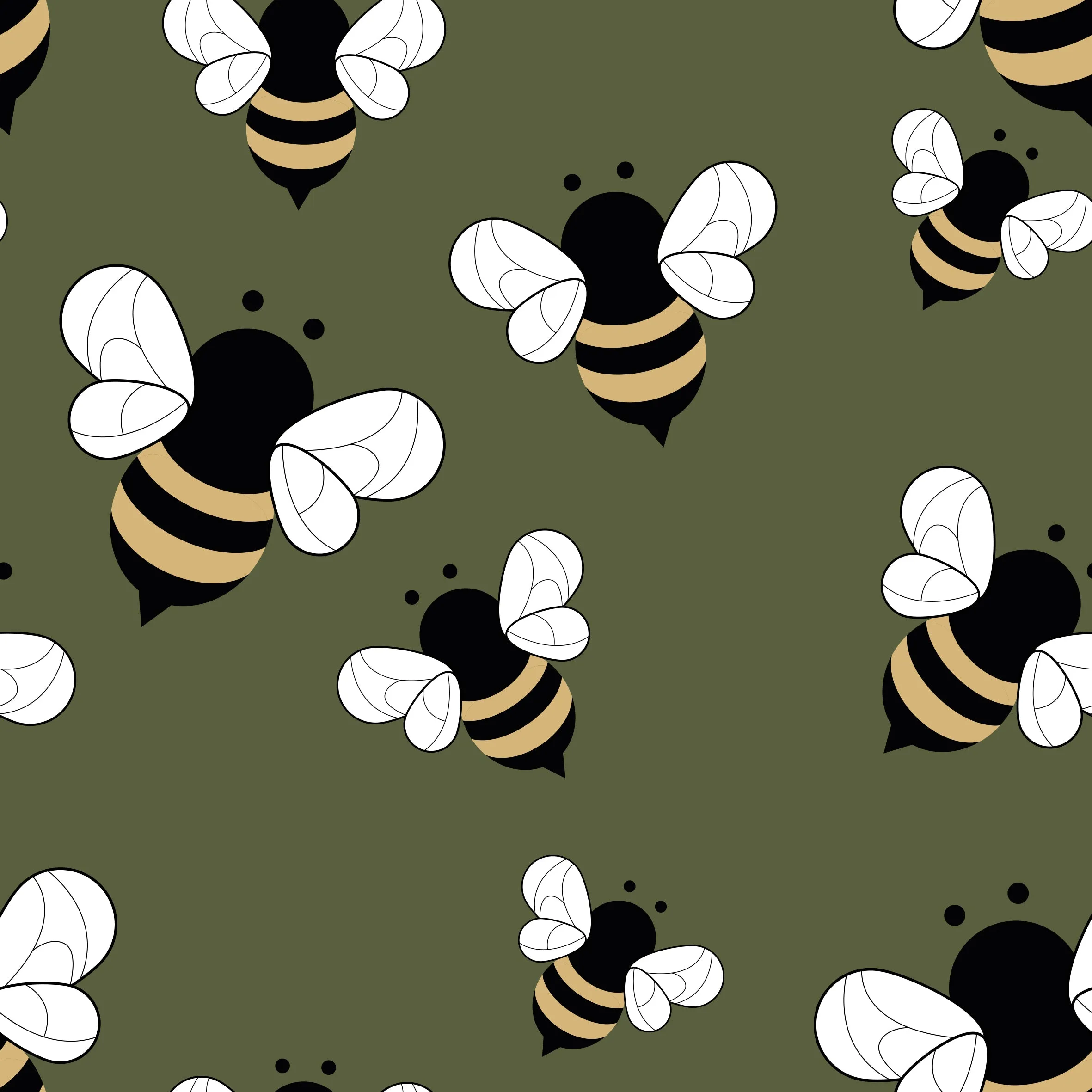 Buzzing Bumble Bee Children's Active Leggings