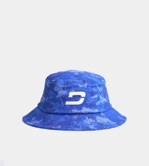CAMO BUCKET HAT - BLUE