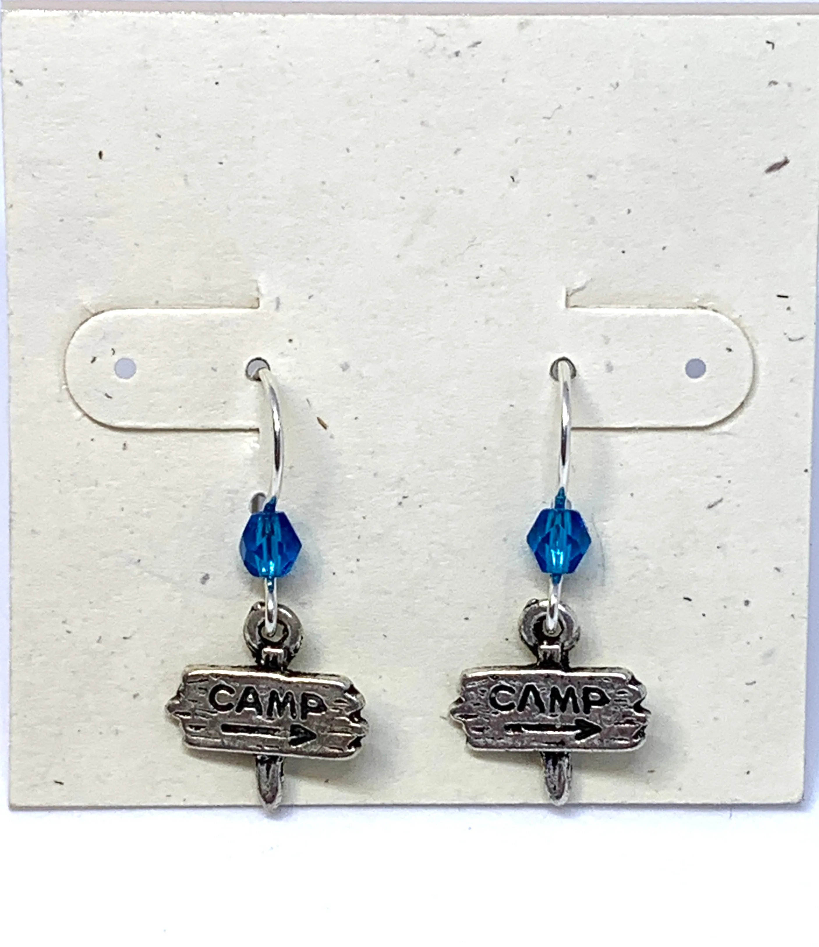 Camp Sign Earrings