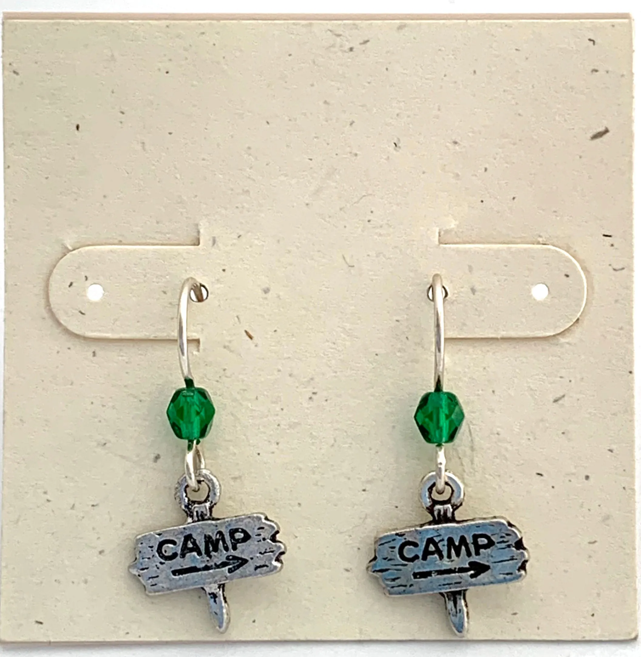 Camp Sign Earrings