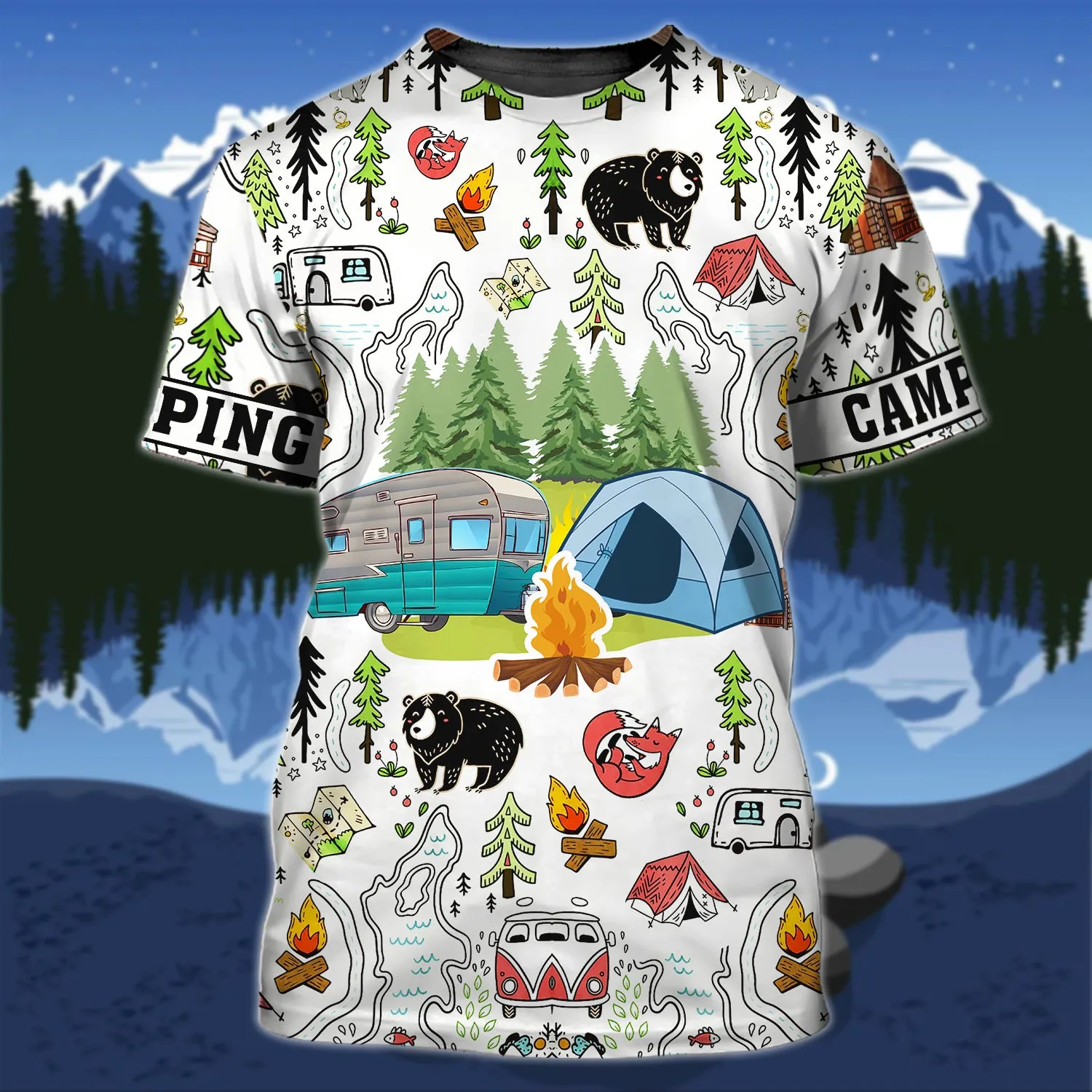 Camping - 3D Full Print - TD96 01