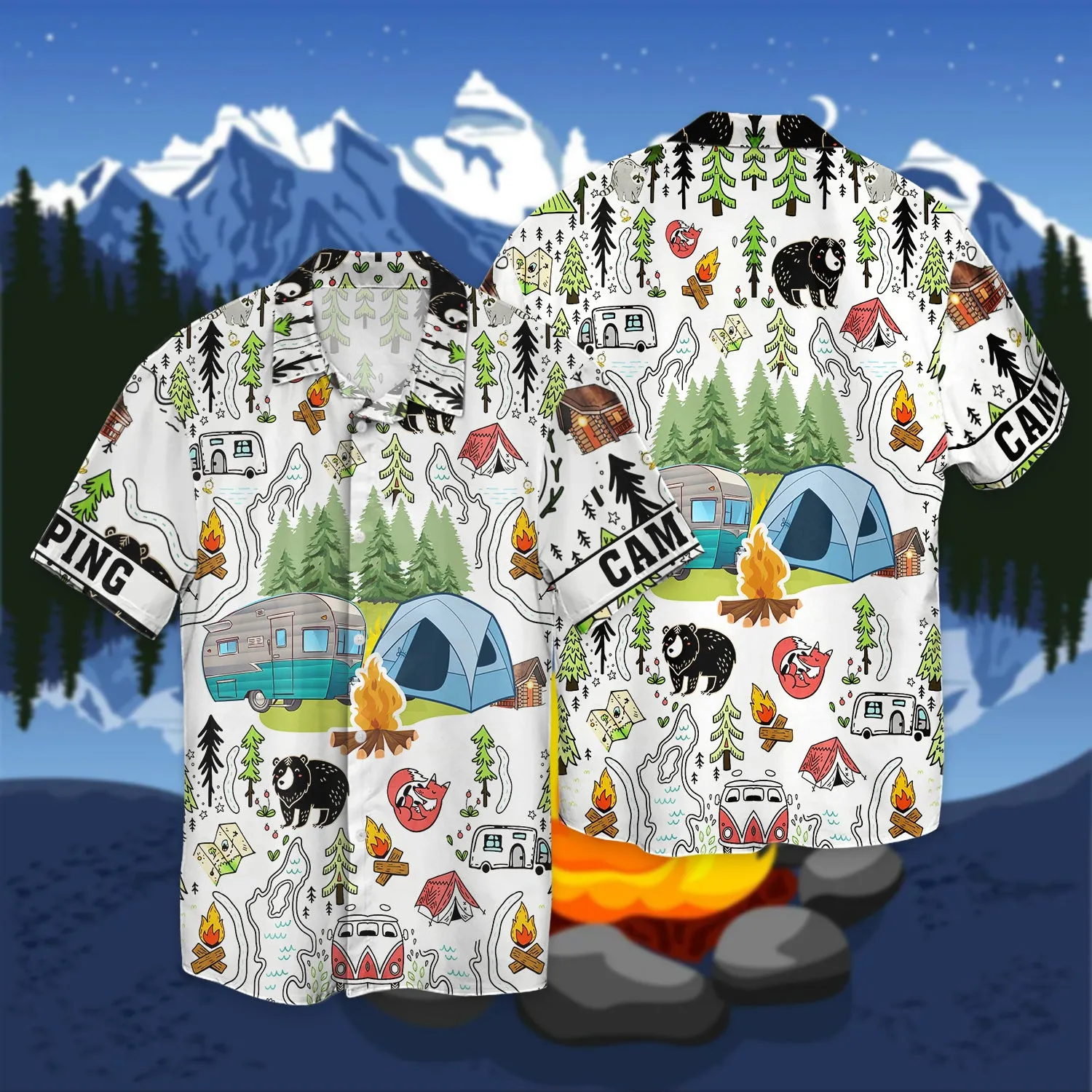 Camping - 3D Full Print - TD96 01