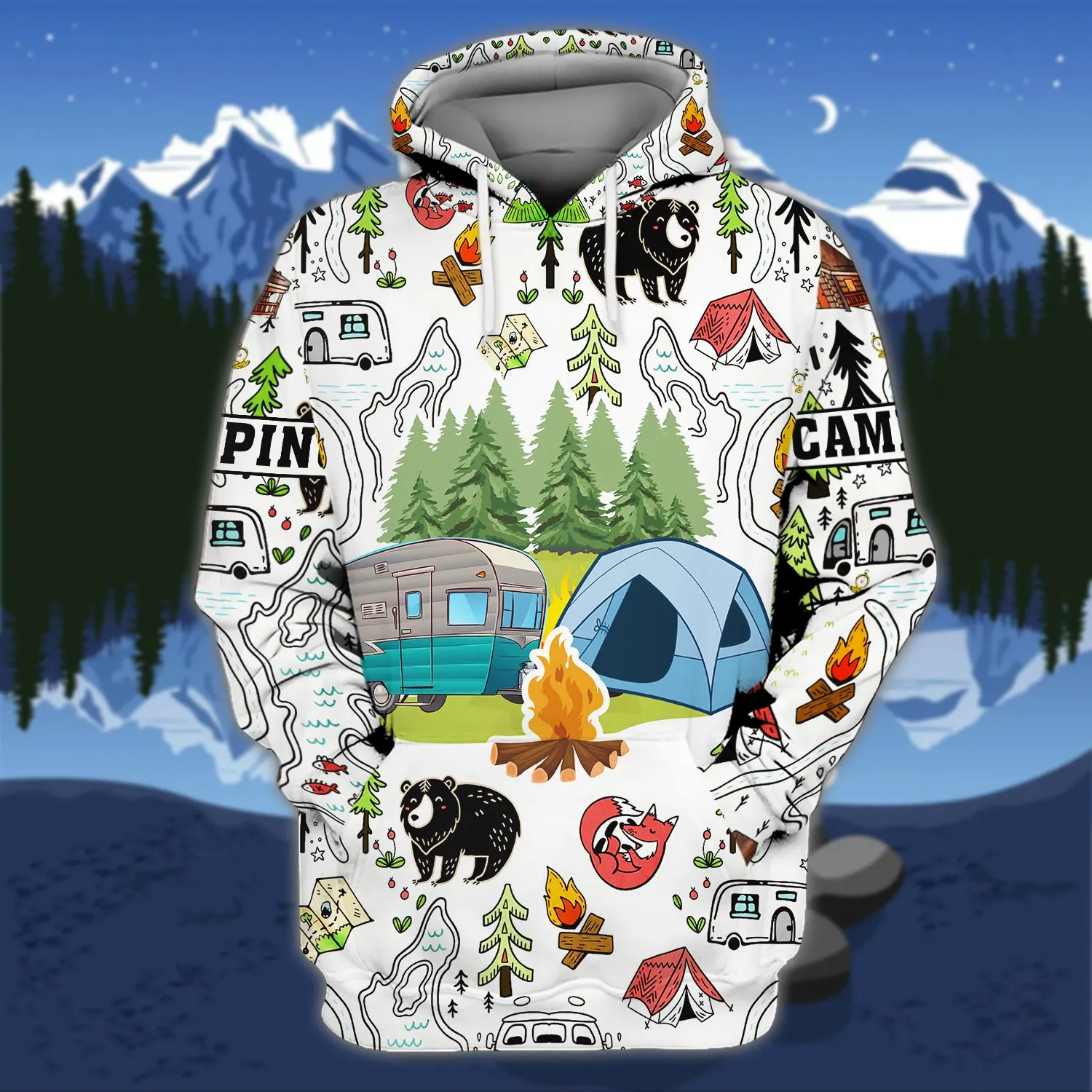 Camping - 3D Full Print - TD96 01