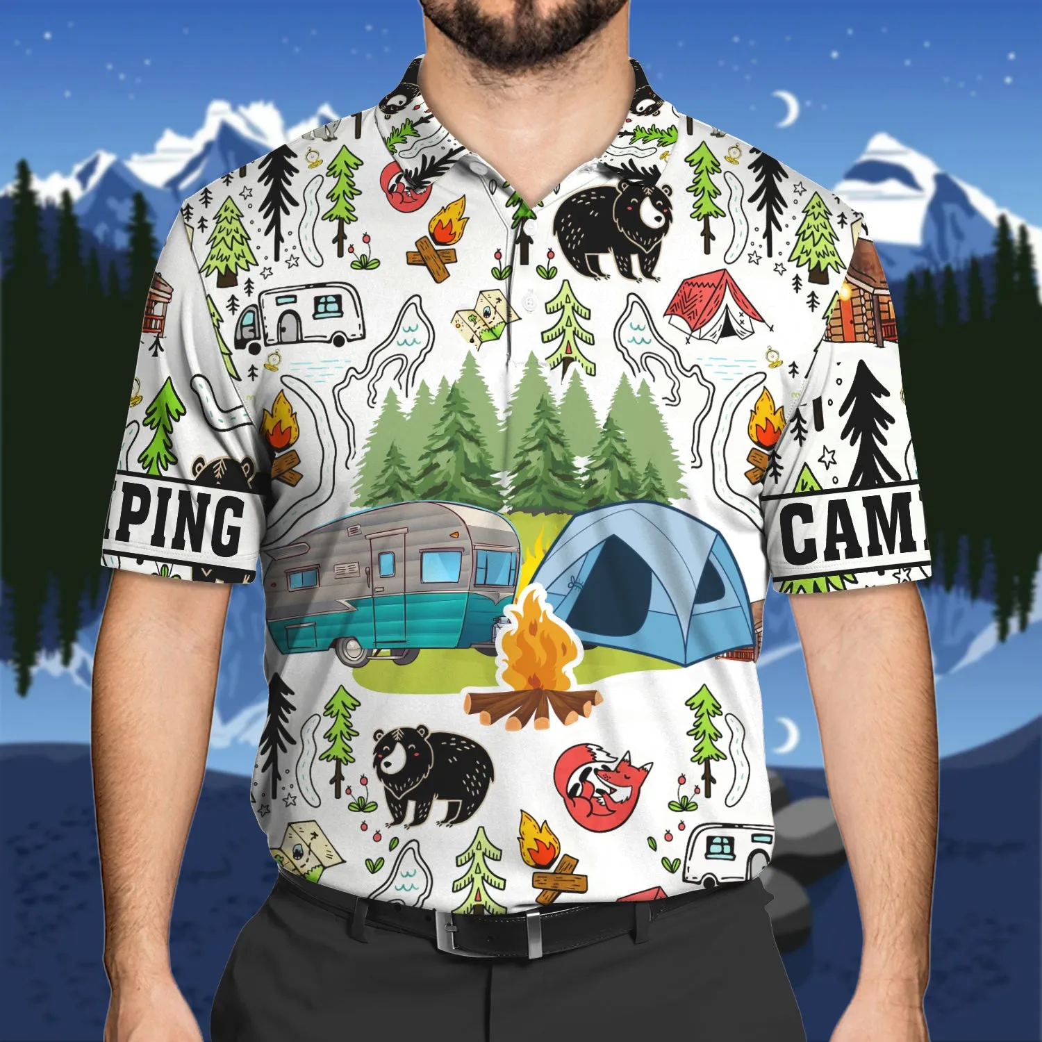 Camping - 3D Full Print - TD96 01