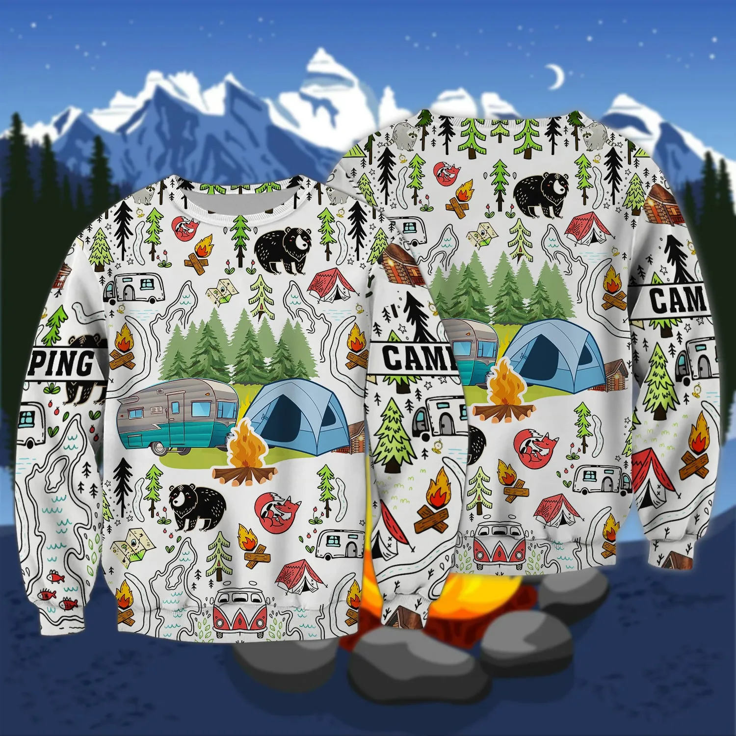 Camping - 3D Full Print - TD96 01
