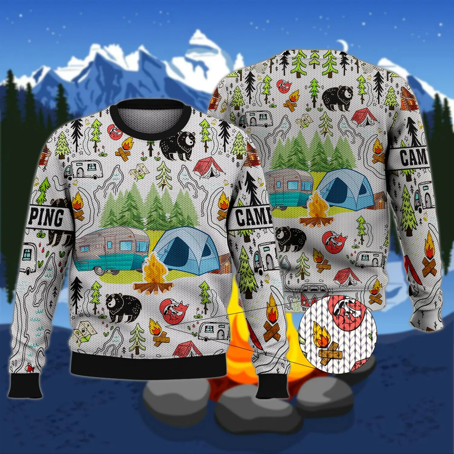 Camping - 3D Full Print - TD96 01