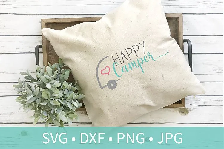 Camping Camper Bundle SVG DXF EPS Silhouette Cut File