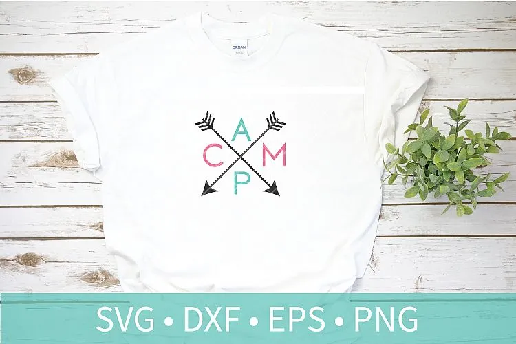 Camping Camper Bundle SVG DXF EPS Silhouette Cut File
