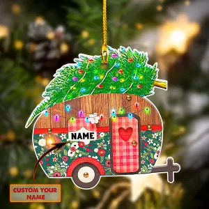 Camping - Custom Shaped Ornament 21 -  MITRU