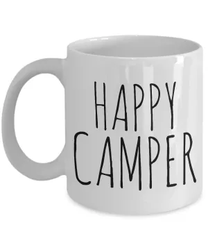 Camping Gifts - Camping Mug - Happy Camper Camping Coffee Mug