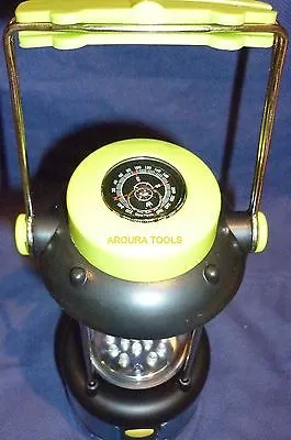 CAMPING LANTERN WITH 17 LED BULBS & MAGNETIC COMPASS - BRAND NEW