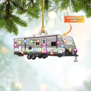 Camping Ornament Christmas Camping Car Custom Shaped Ornament Camping Lover Gifts
