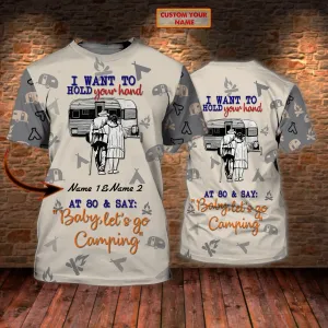 Camping - Personalized Name 3D Tshirt - Nsd99 01