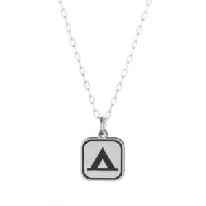 Camping Sign Necklace