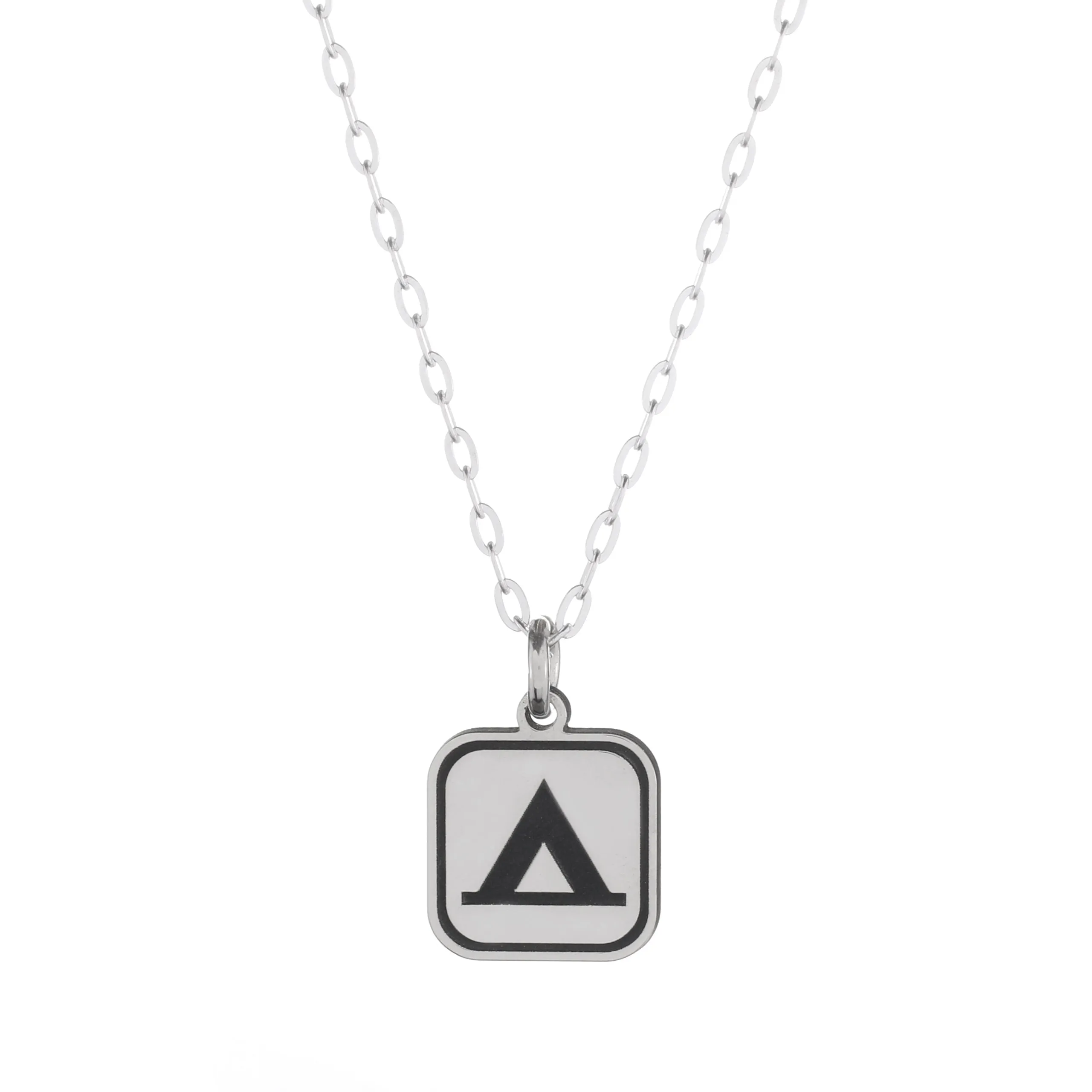 Camping Sign Necklace