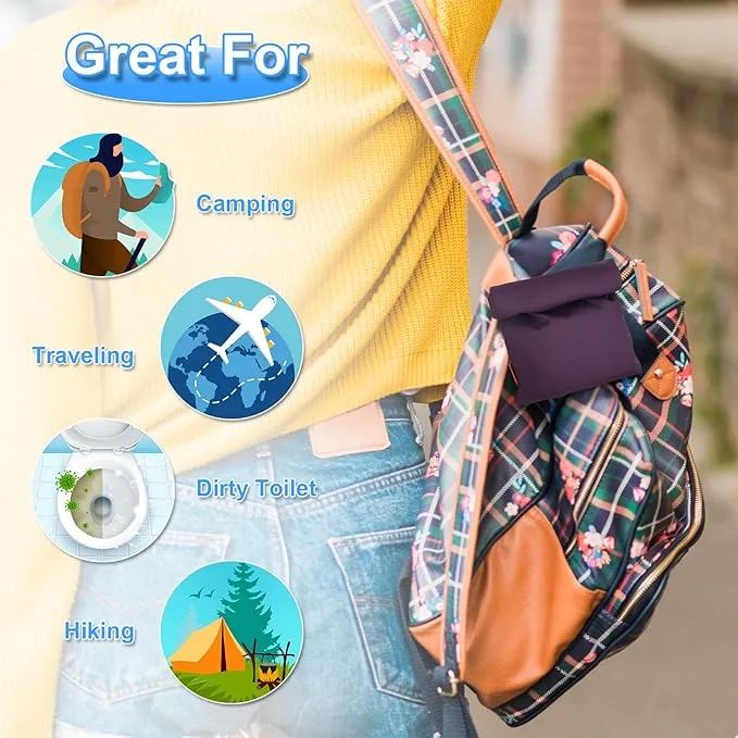 Carrying Case for pStyle Sunany Female Urination Device, Portable Pee Funnel Storage Pouch, Waterproof Reusable Discreet Carrying Bag, Adjustable Urinal Protective Travel Case for Travel and Outdoor